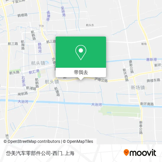 岱美汽车零部件公司-西门地图