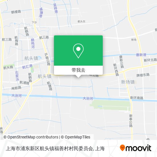 上海市浦东新区航头镇福善村村民委员会地图