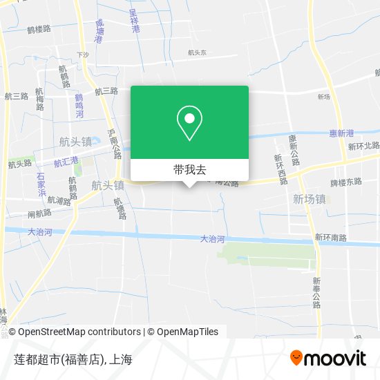 莲都超市(福善店)地图