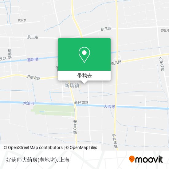 好药师大药房(老地坊)地图