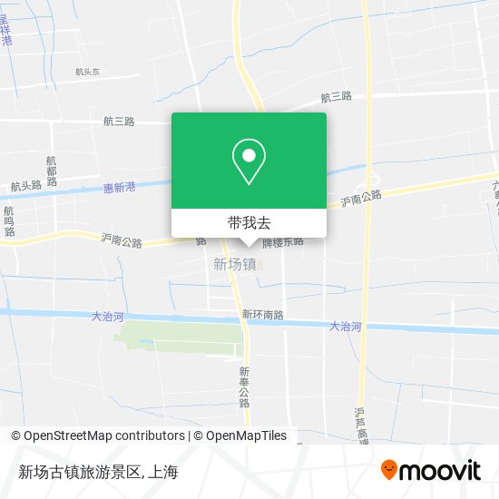 新场古镇旅游景区地图