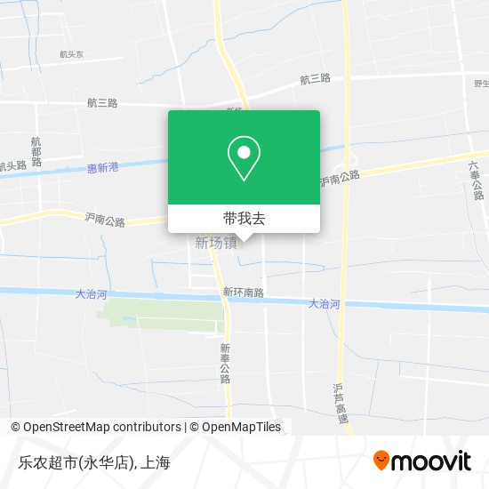 乐农超市(永华店)地图