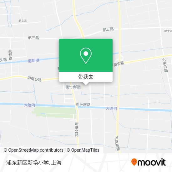 浦东新区新场小学地图