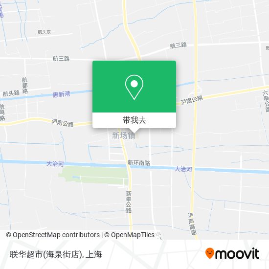 联华超市(海泉街店)地图