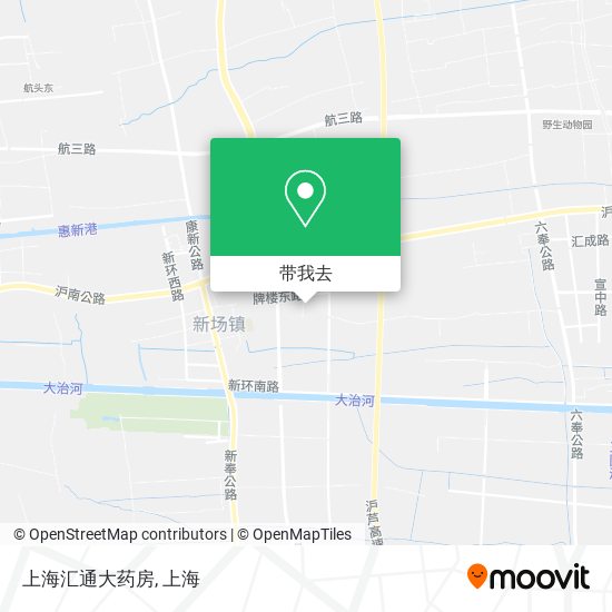 上海汇通大药房地图