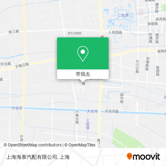 上海海泰汽配有限公司地图
