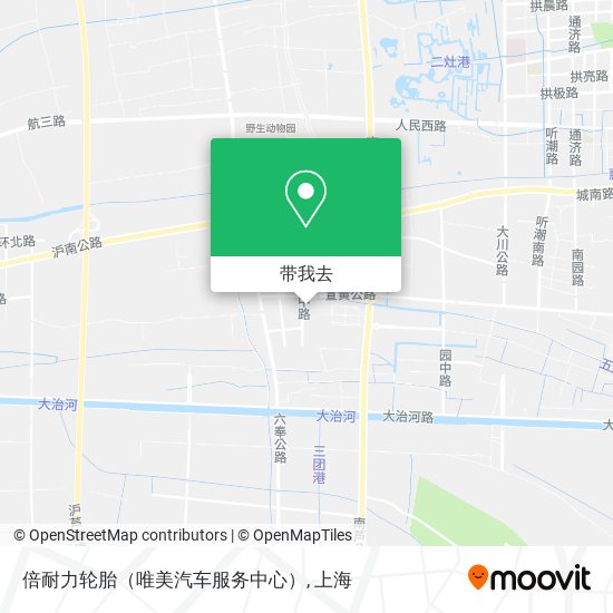 倍耐力轮胎（唯美汽车服务中心）地图