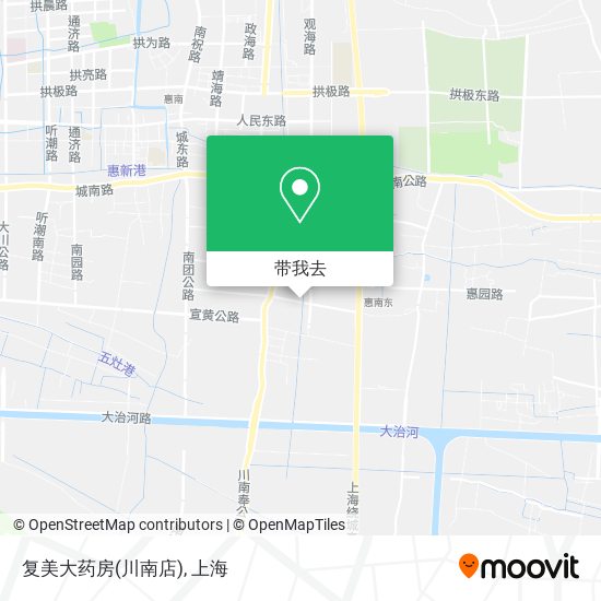 复美大药房(川南店)地图