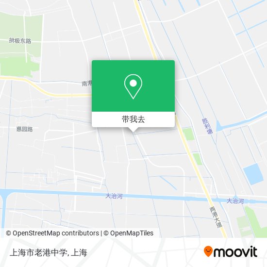 上海市老港中学地图