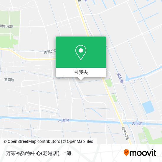 万家福购物中心(老港店)地图