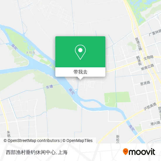 西部渔村垂钓休闲中心地图