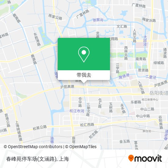 春峰苑停车场(文涵路)地图