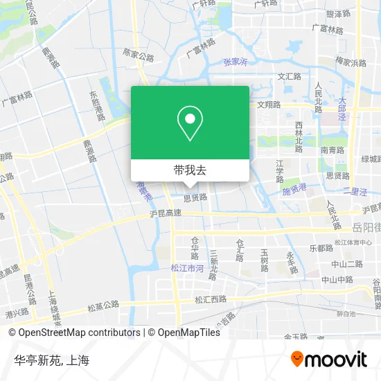 华亭新苑地图