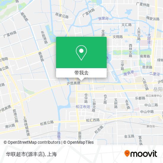 华联超市(源丰店)地图