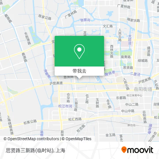 思贤路三新路(临时站)地图