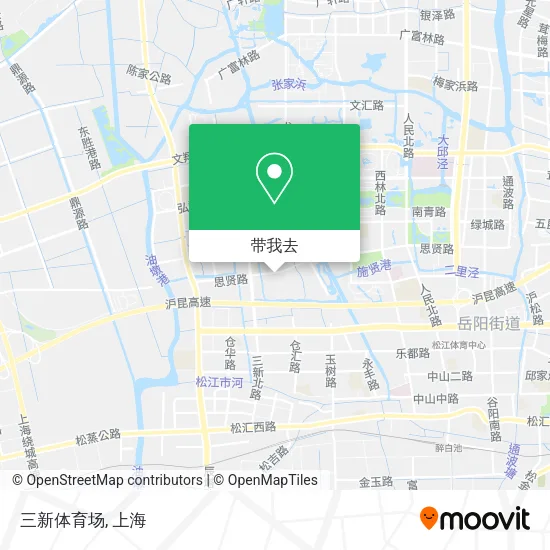 三新体育场地图
