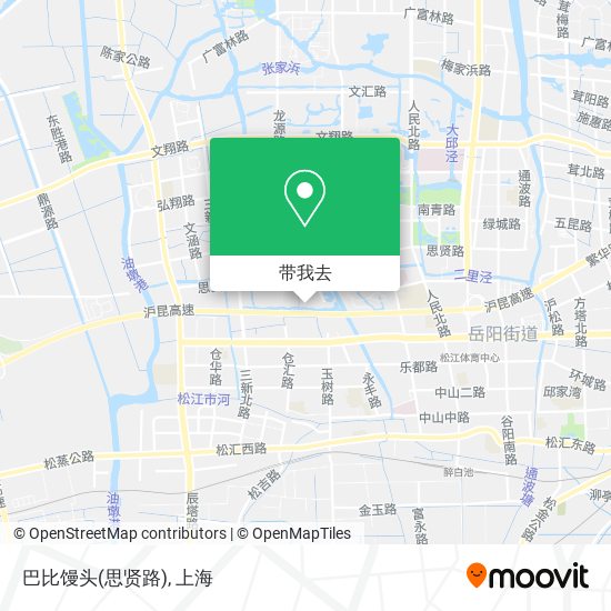 巴比馒头(思贤路)地图