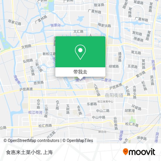 食惠来土菜小馆地图