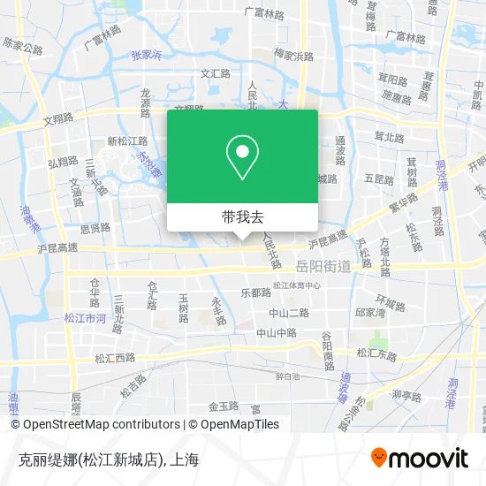 克丽缇娜(松江新城店)地图
