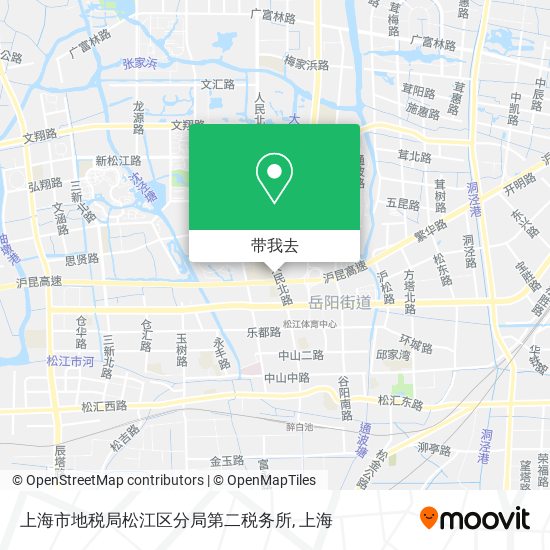 上海市地税局松江区分局第二税务所地图