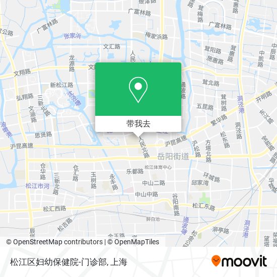 松江区妇幼保健院-门诊部地图