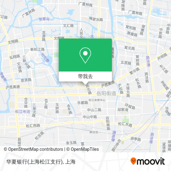 华夏银行(上海松江支行)地图