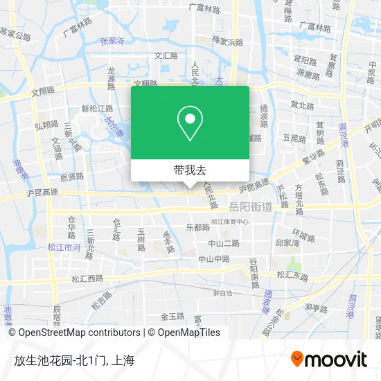 放生池花园-北1门地图