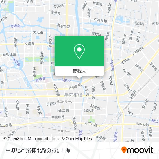 中原地产(谷阳北路分行)地图