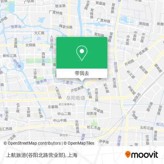 上航旅游(谷阳北路营业部)地图
