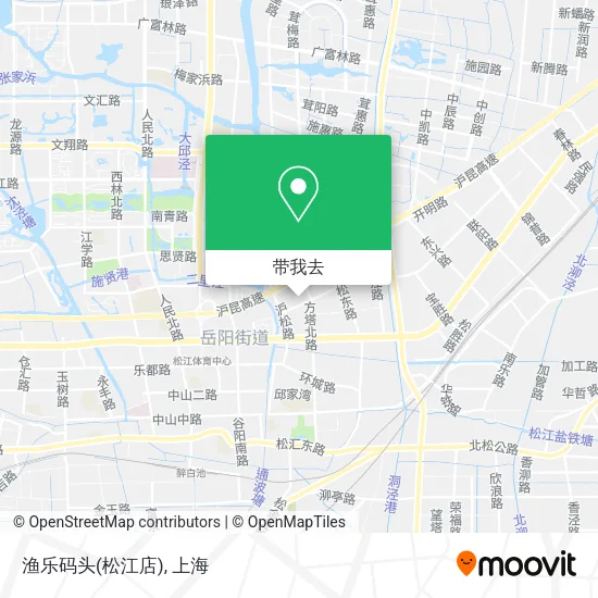 渔乐码头(松江店)地图