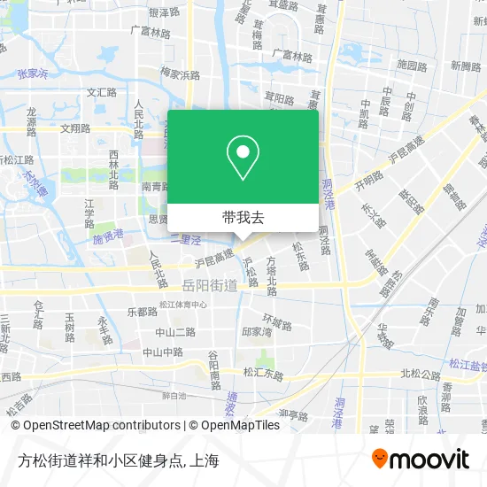 方松街道祥和小区健身点地图
