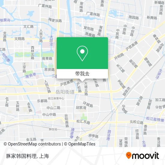 豚家韩国料理地图