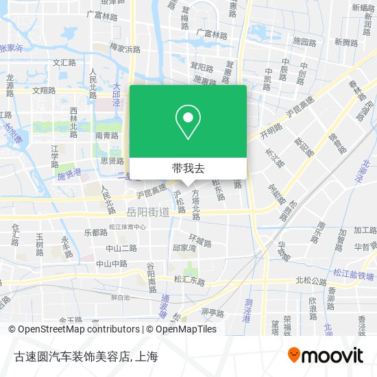 古速圆汽车装饰美容店地图