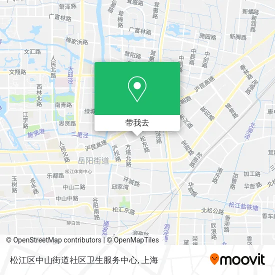 松江区中山街道社区卫生服务中心地图