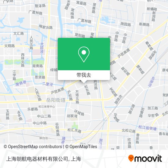 上海朝航电器材料有限公司地图