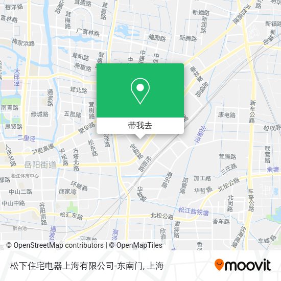 松下住宅电器上海有限公司-东南门地图
