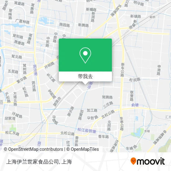 上海伊兰世家食品公司地图