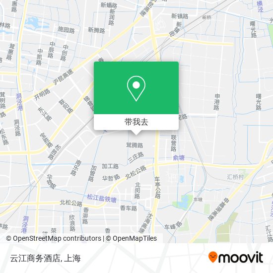 云江商务酒店地图