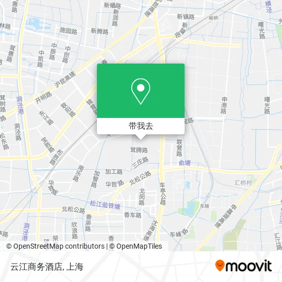 云江商务酒店地图