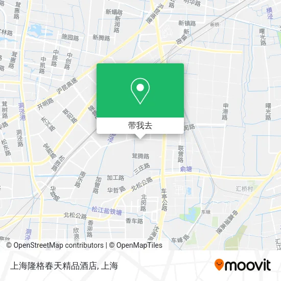 上海隆格春天精品酒店地图
