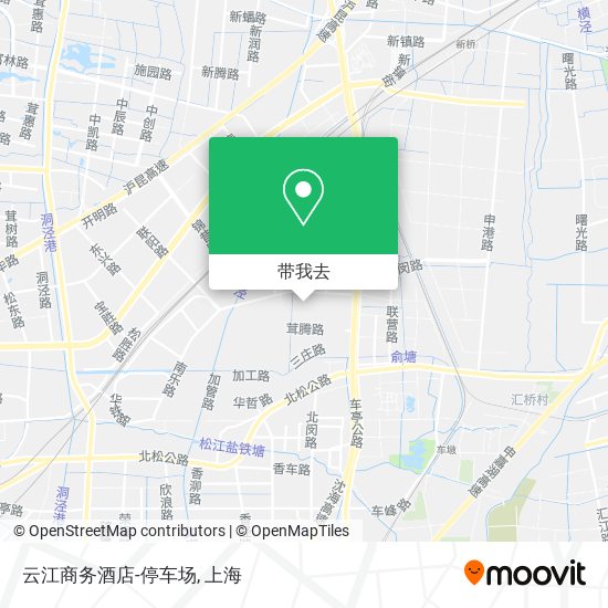云江商务酒店-停车场地图