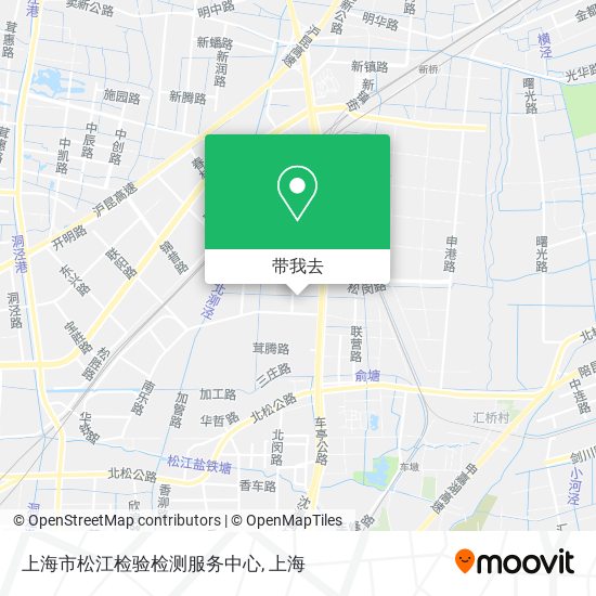 上海市松江检验检测服务中心地图
