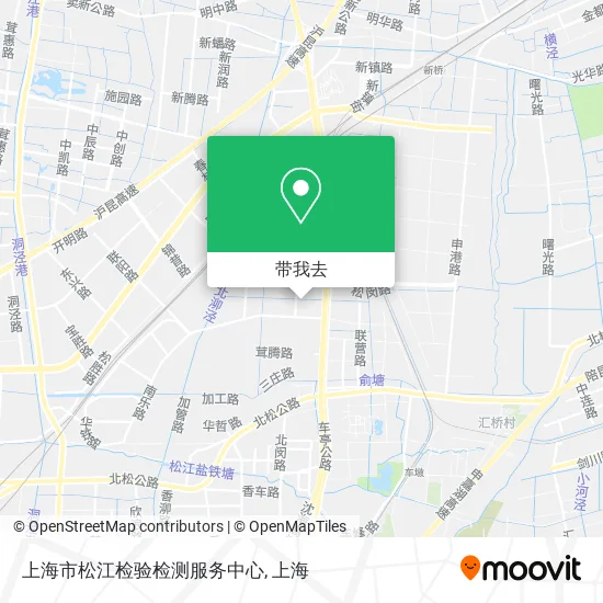 上海市松江检验检测服务中心地图