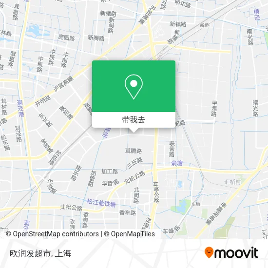 欧润发超市地图