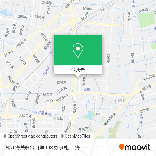 松江海关驻出口加工区办事处地图