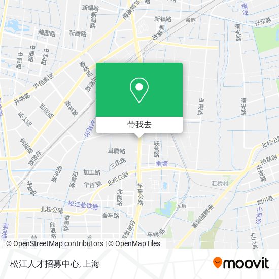 松江人才招募中心地图