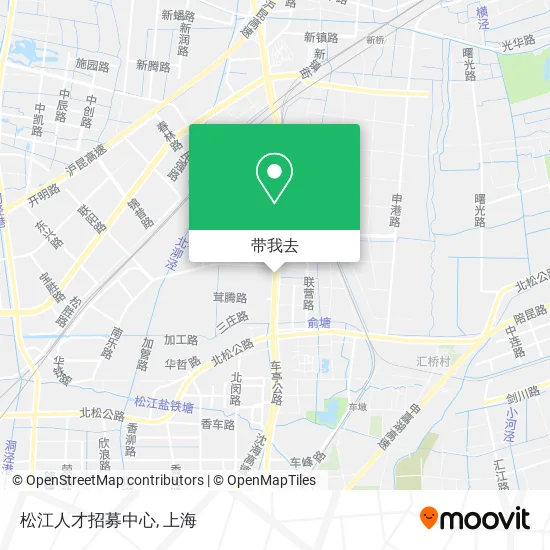 松江人才招募中心地图