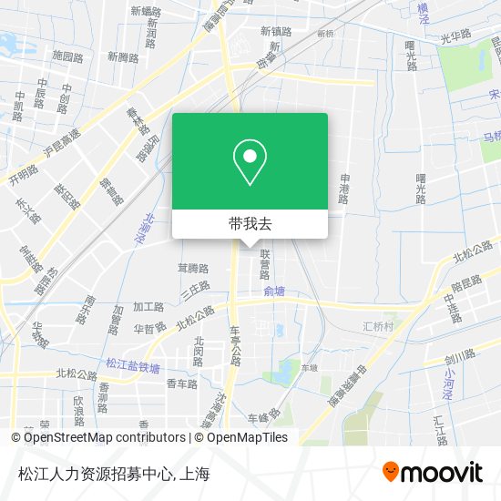 松江人力资源招募中心地图