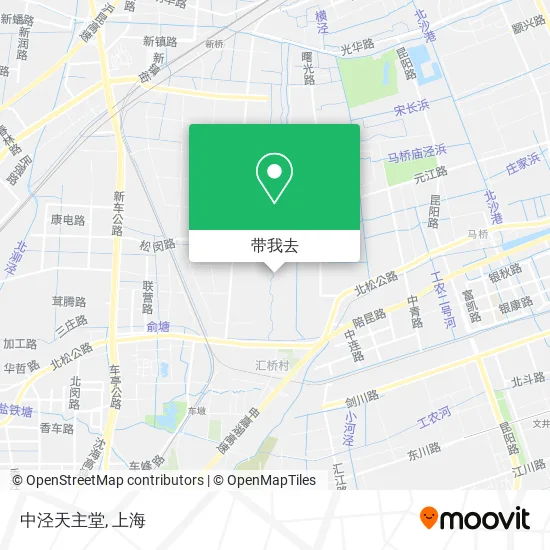 中泾天主堂地图