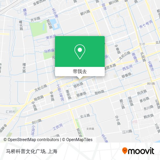 马桥科普文化广场地图
